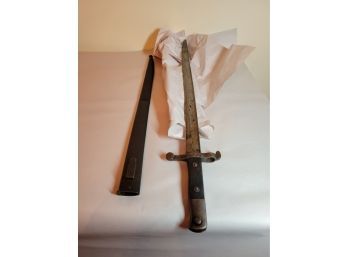 WWI Bayonet With Scabbard