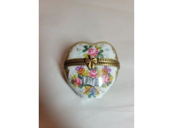 Limoges Trinket Box 4 Signed