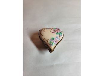 Limoges Trinket Box 12 Signed