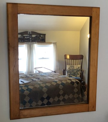 Maple Framed Mirror
