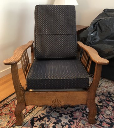 Antique Oak Morris Chair - Needs Repair