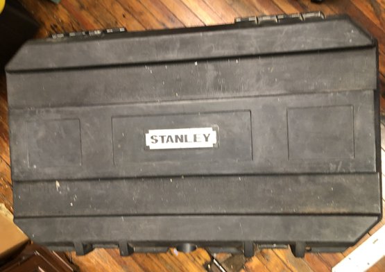 Large Stanley Pro Mobile Job Chest And Contents 50 Gallon 18643