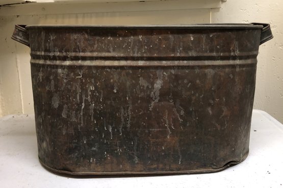Antique Copper Wash Basin