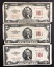 3pc - Two Dollar Notes