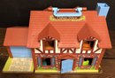 Vintage Fisher Price House & Figures