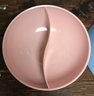 2pc Vintage Melmac Divided Serving Bowls