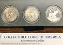 Collectible Coins Of America - 3pc Eisenhower Dollars