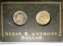 Collectible Coins Of America - 2pc Susan B Anthony Dollars 1979