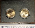 Collectible Coins Of America - 2pc Sacagawea Dollars First Year Issue