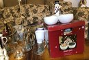 Tote 1 - Assorted Christmas Items - Snack Dish