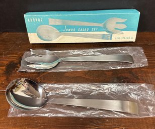 Kronor Fine Stainless Jumbo Salad Set W/ Box