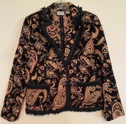 Chico's Black & Tan Jacket