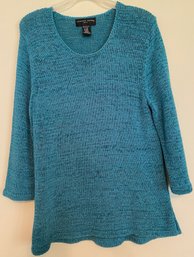 August Silk Blue Sweater