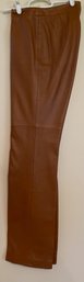 BCBG Max Azria Tan 100% Leather Pants