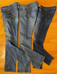 Lot Of 3 Pairs Of Jeans - Levi's, Old Navy, Lauren Conrad