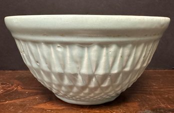 Blue Pottery Mixing Bowl