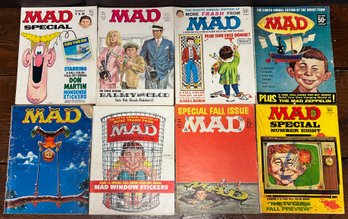 Lot Of 8 MAD Magazines