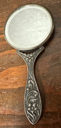 Small Denmark Silver Plated Hand Mirror