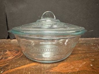 Vintage FireKing Small Casserole Dish With Lid