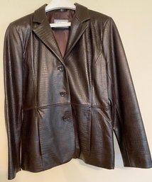 Reilly Olmes Leather Embossed Jacket