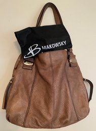 B. Makowsky Leather Tote