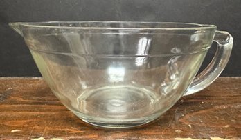 Clear Glass Batter Bowl