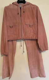 Wilson's Leather Pink Suede Set