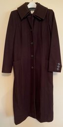 Harve Benard 100% Wool Long Coat