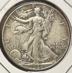 1946 Liberty Walking Half Dollar