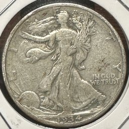 1934-S Liberty Walking Half Dollar