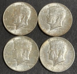 #2 4pc Silver Kennedy Half Dollar