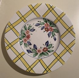 Hand Painted Flowers Platter - Italy