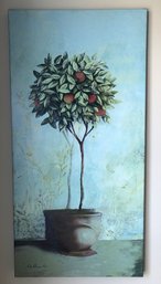 Orange Tree Canvas Print