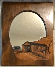 Hand Carved Cornwall Bridge Mirror