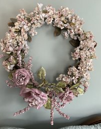 Light Pink Floral Wreath