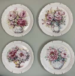 4pc Liette International Flower Plates