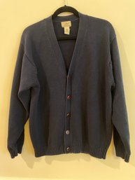 L.l. Bean - Navy V-neck Sweater - Large