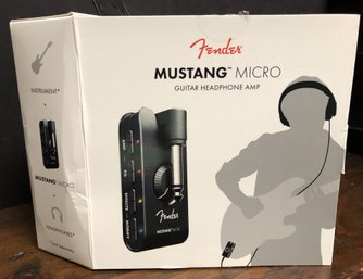 Fender Mustang Micro Guitar Headphone Amp W/ Headphones