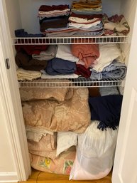 Closet Shelves - Blankets - Sheets - Pillowcases