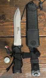 NRA Tactical Knife W/ Sheath