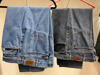 2 Pairs L.l. Bean Jeans - 40'