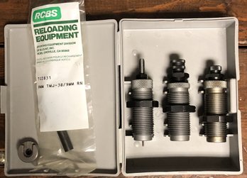 RCBS 3-die Carbide TC Set - 9mm Luger
