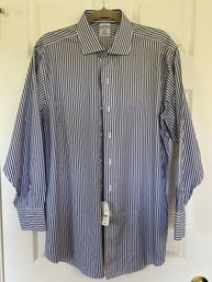 Brooks Brothers Blue/ White Striped Shirt - New