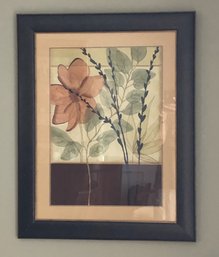 2 Floral Art Prints - Dining Room