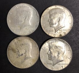 #11 - 4pc Kennedy Half Dollars