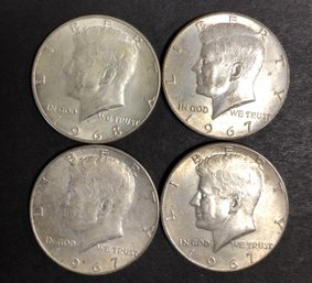 #13 - 4pc Kennedy Half Dollars