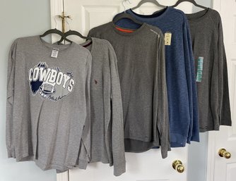 5 Long Sleeve Light Sweaters - Cowboys, U.S. Polo ASSN., Etc.