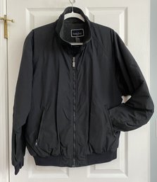 Holloway Fleece Lined Windbreaker Jacket - Black