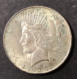 1927 D  Silver Peace Dollar