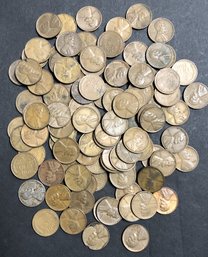 #1 - 100 Wheat Cents Teens To 50's